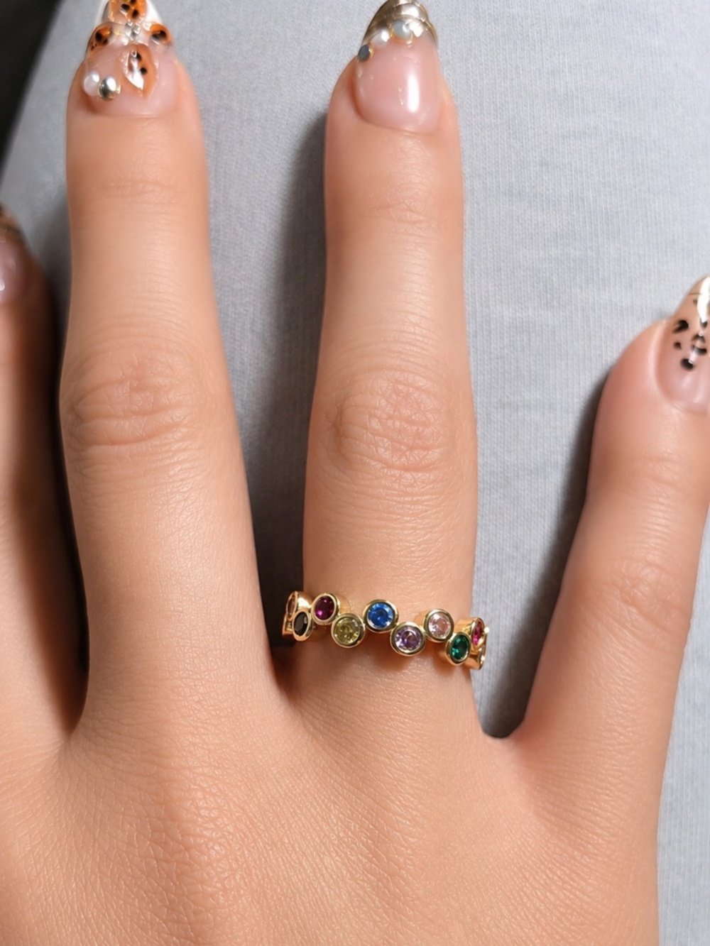 Colorful Rainbow Ring